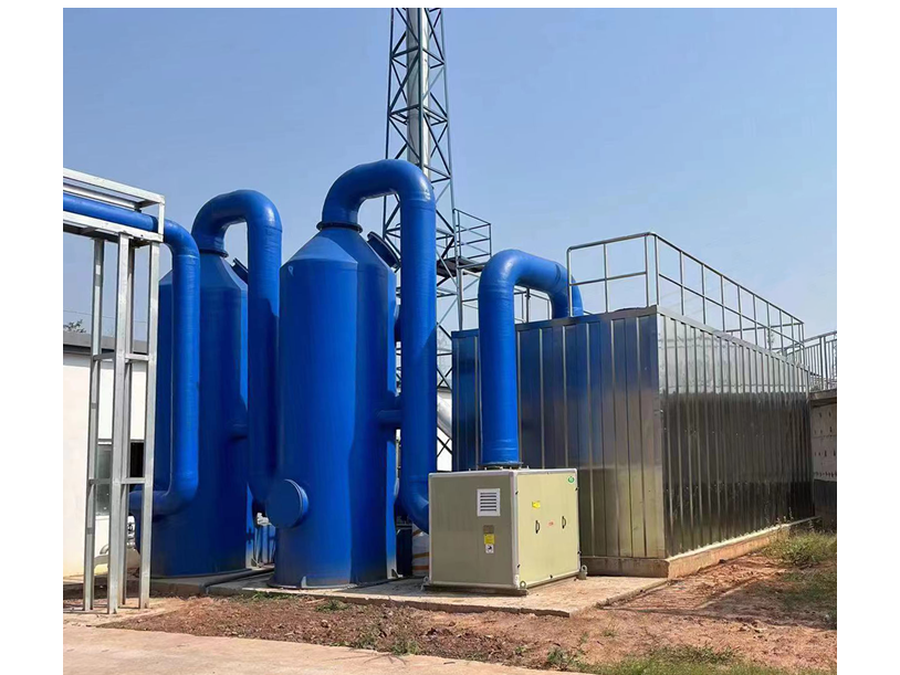 重慶（qìng）涪陵製藥廠汙水處理站除臭工程