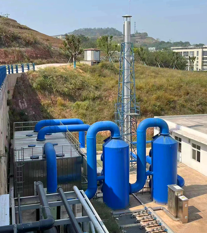 重慶涪陵製（zhì）藥廠汙水處理站除臭工程3