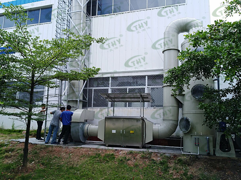 惠州比亞迪實業有限公司鋰電池廢氣處理工程（chéng）