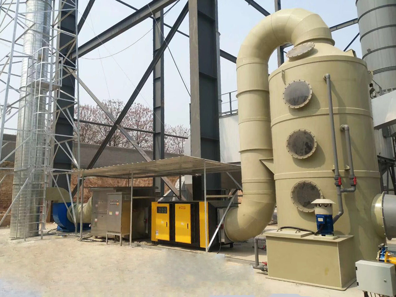 廊坊德基機械科技有（yǒu）限公司瀝青廢氣處理工程